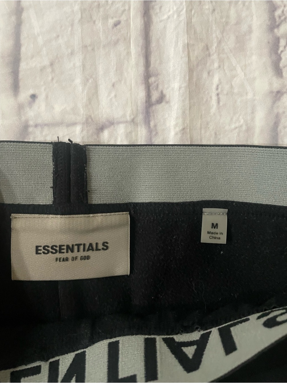 Fear of God Essentials Women's Iron Sport Leggings Black High Rise Medium - Picture 3 of 7